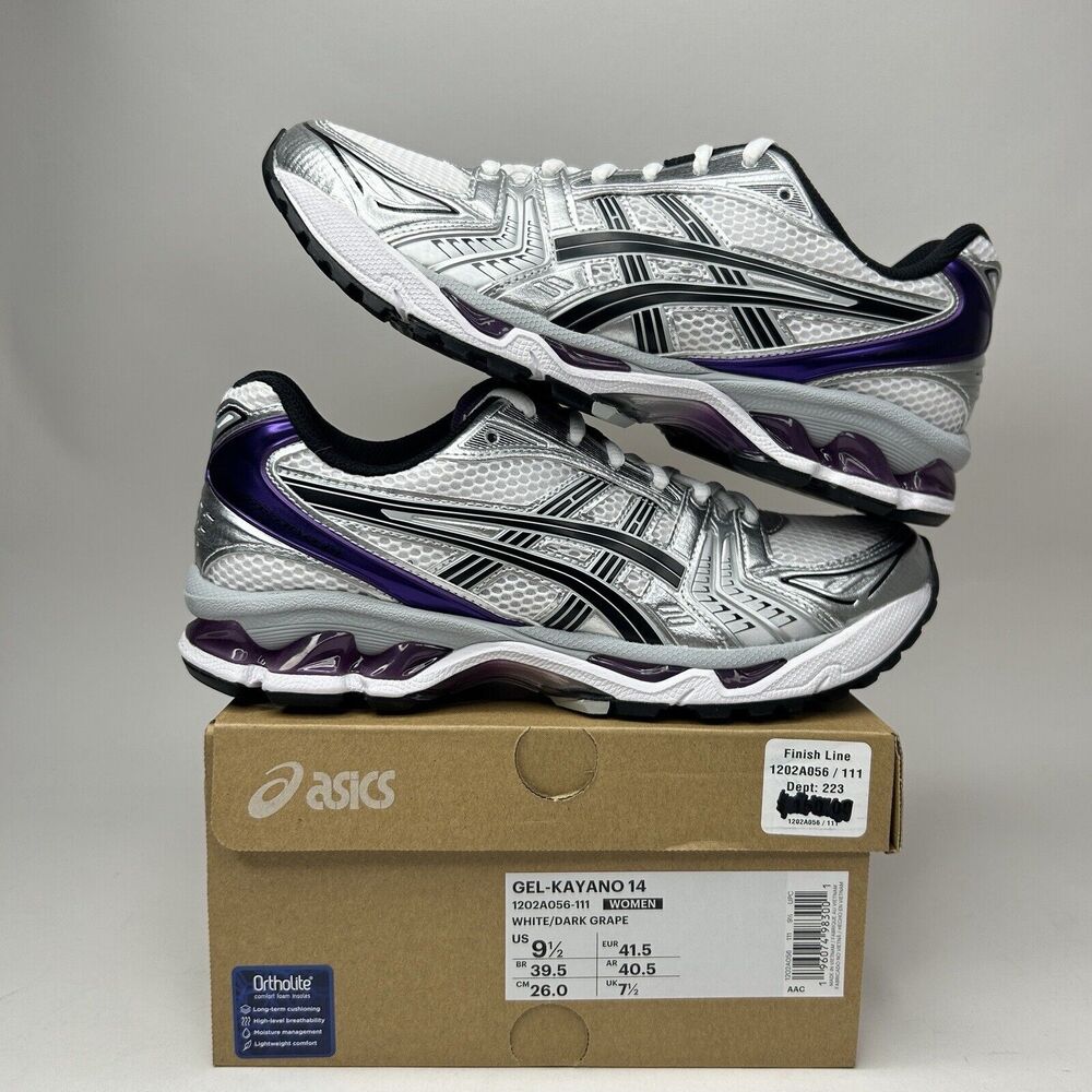 Asics Gel-Kayano 14 Gym Running Sneakers “Dark Grape” 2023